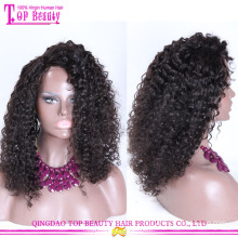 Pelucas de pelo humano afro americano nuevo de productos color natural pelo humano barata las pelucas de encargo para los afroamericanos